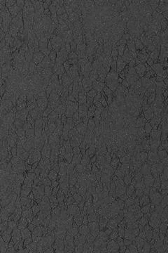 Dark grey asphalt texture with fine surface cracks and weathered stone road Stock Illustration