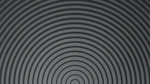 Dark Grey Circular Pattern Background Loop. Stock Footage 286426016