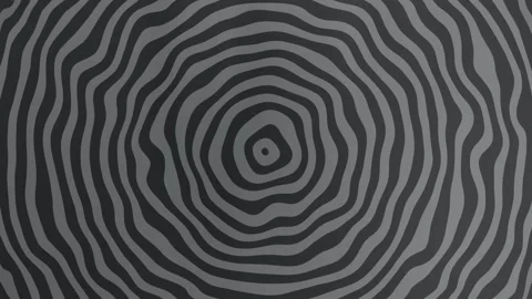 Dark Grey Concentric Circle Optical Depth Background Loop. Stock Footage 286776571