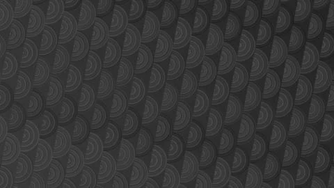 Dark Grey Concentric Circles Pattern Design イラスト素材