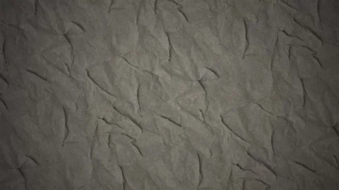 Dark grey crumpled paper texture background motion Video stock 347305215