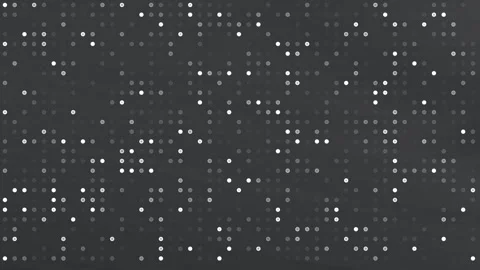 Dark Grey Dotted Pattern Background Loop. Stock Footage 286429616