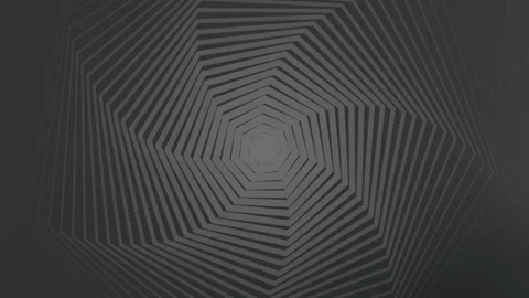 Dark Grey Geometric Lines Hexagonal Abstract Background Loop. Stock Footage 286774964