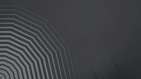 Dark Grey Geometric Rings Background Loop. Stock Footage 286435278