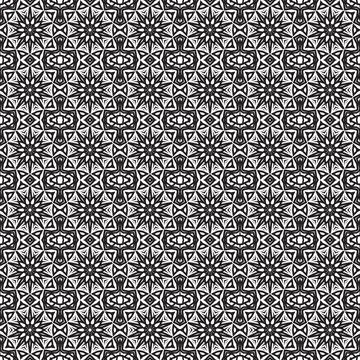 Dark grey geometric textile pattern background Stock Illustration
