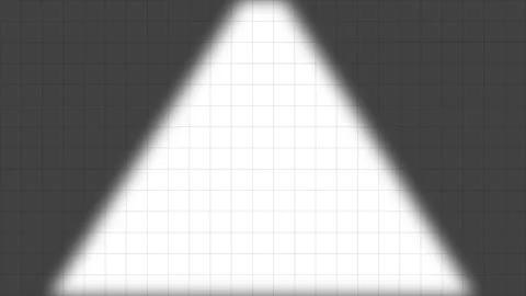Dark grey grid line animation with spotlight cone reveal bright copy space. Stock-Footage 336025791