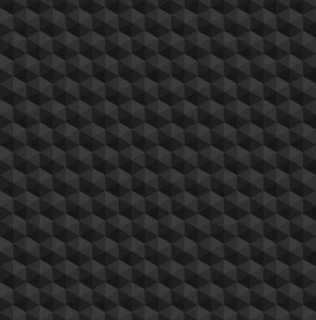 Dark grey hexagon pattern/texture. Illustrazione stock