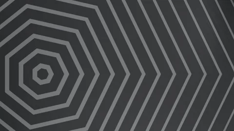 Dark Grey Hexagonal Pattern Background Loop. Stock Footage 286426666