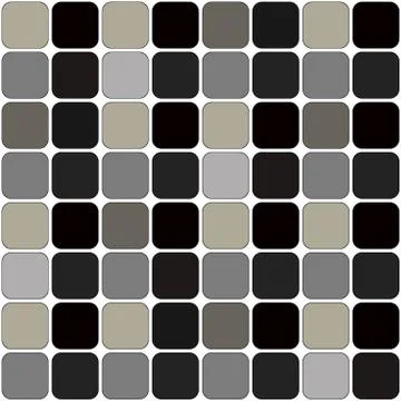 Dark Grey Patch Board Repeatable Pattern on white イラスト素材