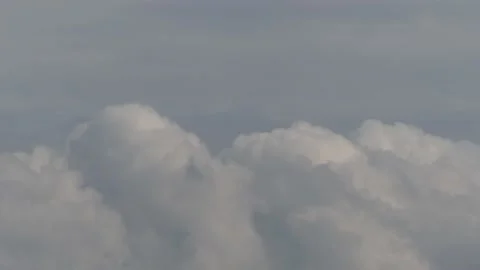 Dark grey rain clouds, cloudy sky - natural sky background - time lapse Stock Footage 144300389