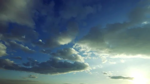 Dark Grey Rain Cumulus Clouds Stock Footage 147474058