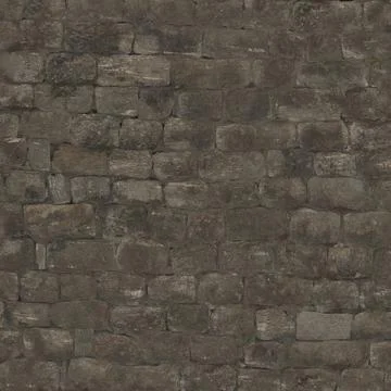 Dark Grey Rough Stone Wall Texture Background Stock Photos