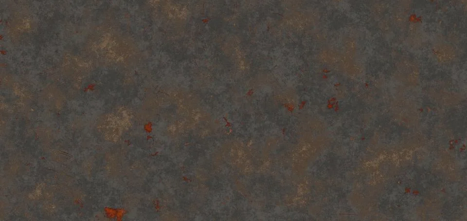 Dark Grey Rusty Orange Abstract Metal Texture Background Weathered Mottled .. Stock Illustration