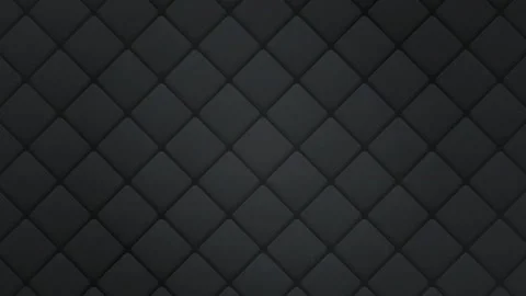 Dark grey scale tile geometric pattern seamless loop background Stock Footage 347142205