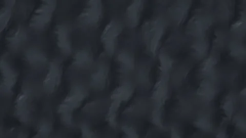 Dark grey soft fur texture waving in rhythmic patterns. 4K Video stock 343246249