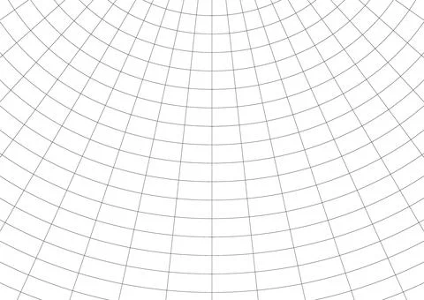 Dark Grey Wave Wracked Surface Optical Illusion Grid Stock Illustration