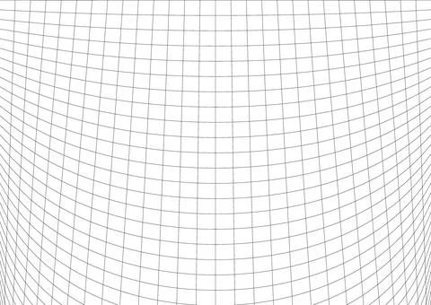 Dark Grey Wave Wracked Surface Moving Energetic Optical Illusion Grid Stock Illustration