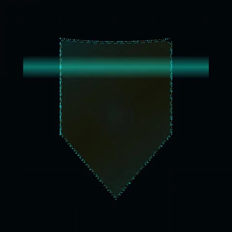 Dark Grid Background with Subtle Light Effect - Futuristic Tech Abstract Stock Footage 347260179