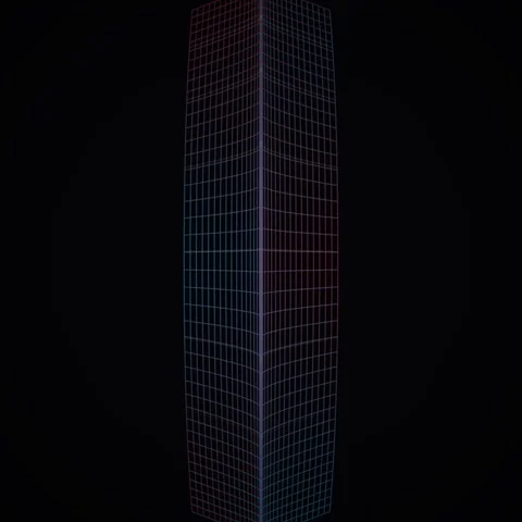 Dark Grid Background with Subtle Light Lines - Abstract Geometric Pattern 스톡 동영상 347811285
