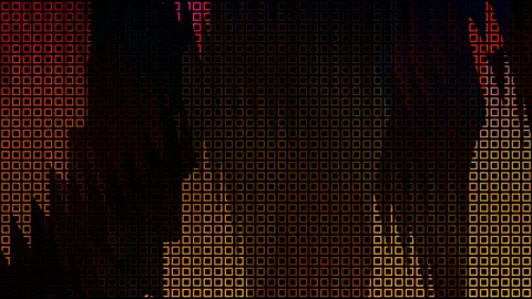 Dark Grid Design Background Loop Stock Footage 221609038