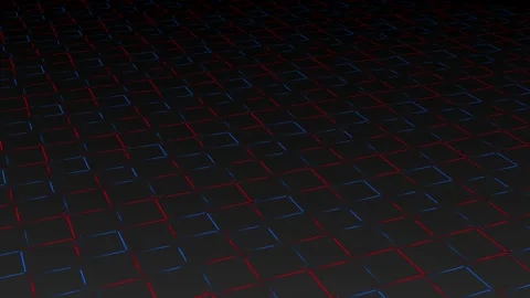 Dark Grid Floor with Light Traces Video stock 319884106