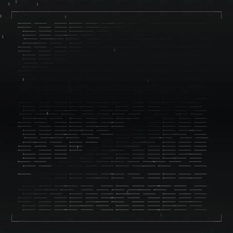 Dark Grid Pattern Abstract Background with Subtle Light Effects Stock Footage 347810966