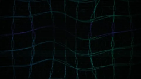 Dark grid pattern with blue lines. Stock Footage 334671934