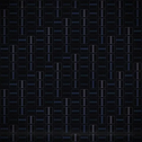 Dark Grid Pattern with Subtle Blue and White Dashes - Futuristic Abstract B.. Stock Footage 347265342