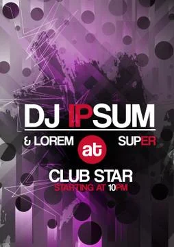 Dark Grunge Abstract Background - Vector Illustration Stock Illustration