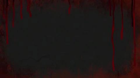 Dark Grunge Background with Red Dripping Paint Texture Stock Footage 341727582