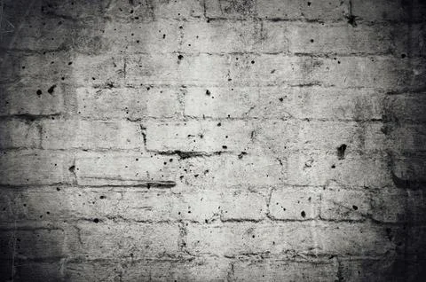 Dark grunge brick wall background Stock Illustration