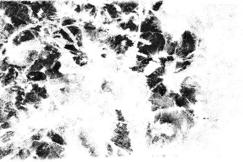 Dark grunge chaotic pattern. Abstract monochrome texture of ink Paint. Stock Illustration