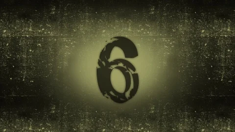 Dark Grunge Countdown Video stock 75896880