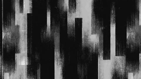 Dark Grunge Dry Brush Texture Overlay with Layered Paint Strokes Video stock 342042278