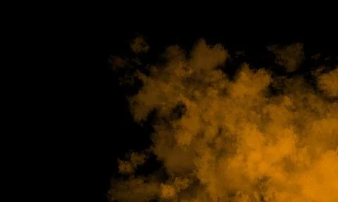Dark Grunge Smoke Texture Background With Abstract Orange Fog Pattern 写真素材