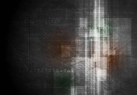Dark grunge tech background. Vector illustration template eps 10 Dark grun... Stock Photos
