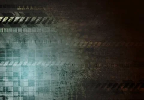 Dark grunge technology design. Vector background eps 10 Dark grunge techno... Foto stock