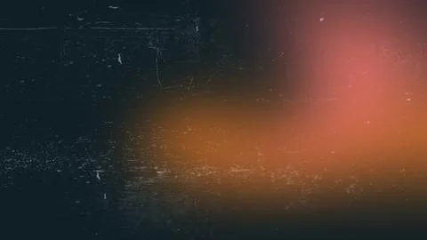 Dark grunge texture backdrop featuring soft orange and red light leaks over.. Stock Illustration