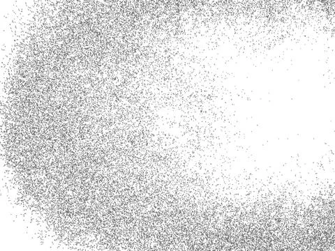 Dark grunge texture in black and white with chips, scratches, dust, and crack Stock Illustration