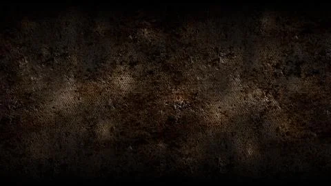 Dark grunge textures and backgrounds, rusty plastered concrete wall Illustrazione stock