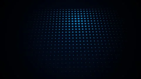 Dark halftone grunge texture and film scratch loop background Vídeo Stock 343726482
