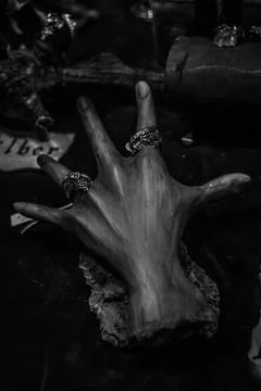 Dark Hand Foto stock