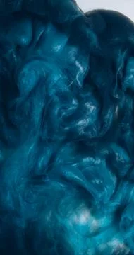 Dark haze cloud mix shimmering ink smoke flow Stock Photos