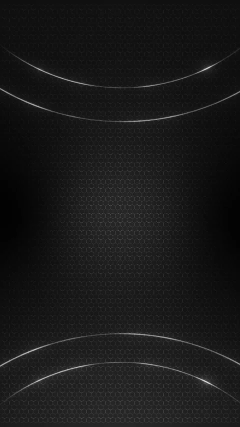 Dark hexagon curved light metallic arcs, glowing white highlights, and premium b Stock Footage 340526821