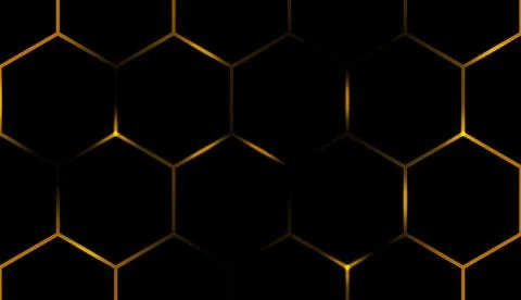 Dark hexagonal with bright background. Stockillustratie