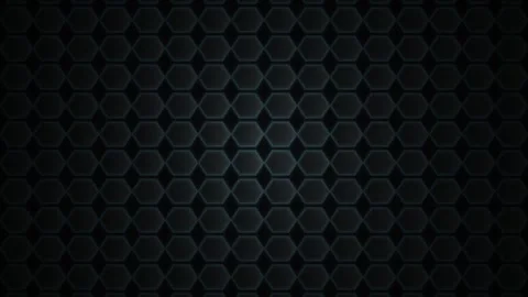 Dark Hexagonal Grid Background Seamless Loop Stock Footage 340644113