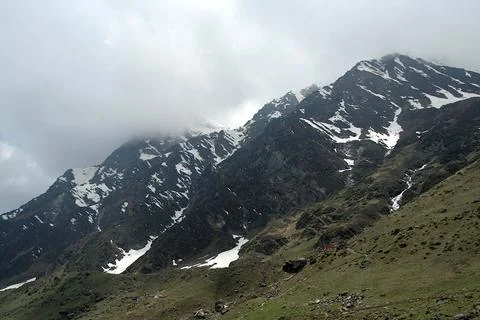 Dark Himalayan Mountains Stock Photos