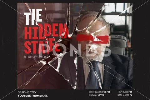 Dark History Thumbnail Template PSD Template