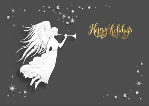 Dark holiday card Stock Illustration
