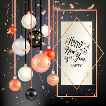 Dark holiday template-01 Stock Illustration